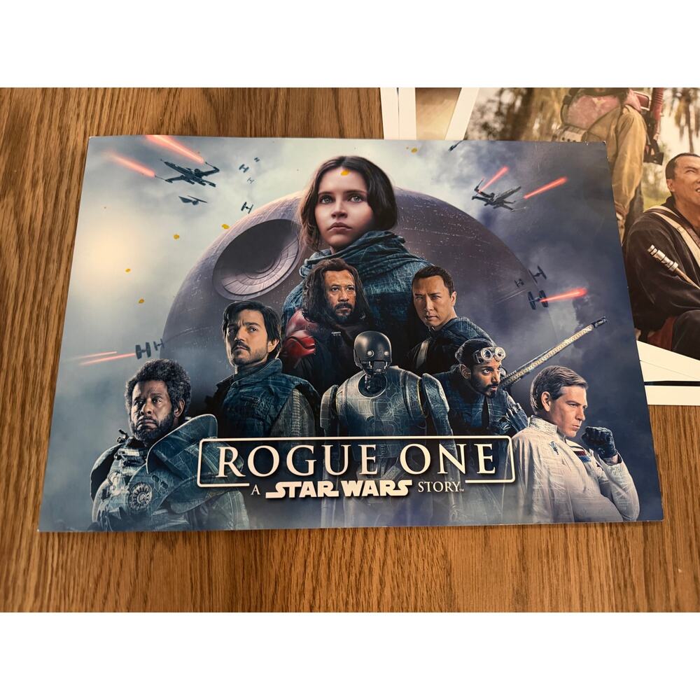 Retired Star Wars Rogue One DisneyStore Exclusive Print Set-4 Folder poster 2017